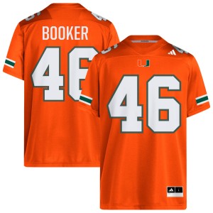 Adam Booker Miami #46 Replica Mens College Football Jerseys - Orange