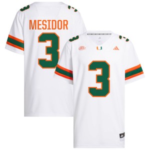 Akheem Mesidor The U #3 Men's Alumni College Football Jerseys - White