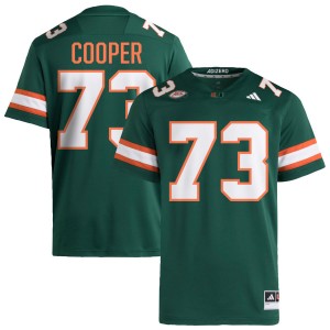 Anez Cooper University of Miami College Football Mens #73 2025-26 Jersey - Green