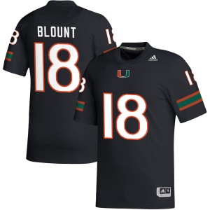 Armondo Blount Miami #18 Men University College Football Jersey - Black