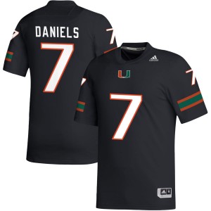 CJ Daniels Miami College Football Limited #7 Men Jerseys - Black