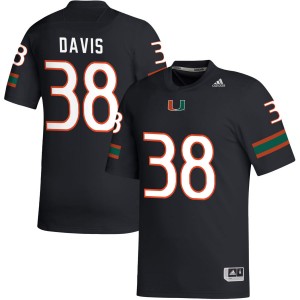 Carter Davis The U Men's Stitched College Football #38 Jersey - Black