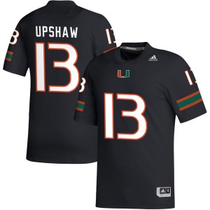 Daylyn Upshaw Miami Men #13 Official College Football Jersey - Black