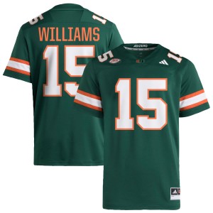 Markeith Williams University of Miami Limited College Football #15 Men Jersey - Green