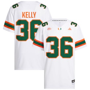 Nick Kelly The U #36 Men's College Football Limited Jerseys - White