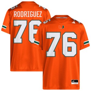 Ryan Rodriguez Miami Hurricanes Limited College Football #76 Mens Jerseys - Orange