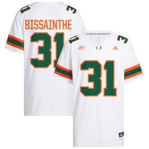 Wesley Bissainthe Miami College Football Mens Alumni #31 Jersey - White