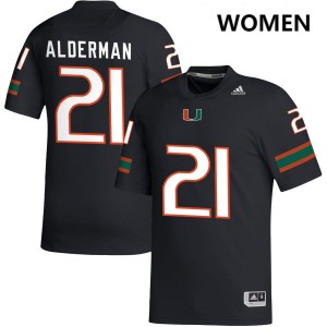 Jaylin Alderman The U College Football #21 2025 Women's Jerseys - Black