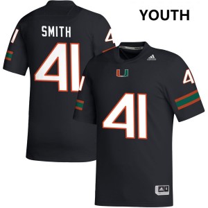 Chase Smith The U #41 College Football High School Youth Jersey - Black