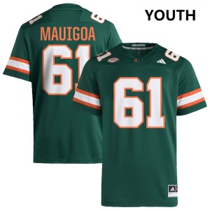 Francis Mauigoa Miami Youth High School College Football #61 Jerseys - Green