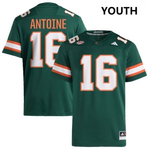 Ja'Boree Antoine Miami Hurricanes #16 Youth College Football 2025 Jerseys - Green
