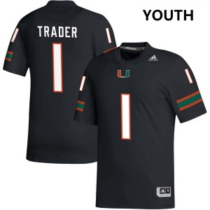 Joshisa Trader The U #1 College Football Youth NCAA Jerseys - Black
