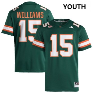 Markeith Williams University of Miami #15 Youth Limited College Football Jerseys - Green