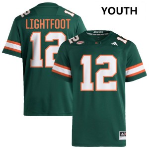Marquise Lightfoot The U Youth Limited #12 College Football Jerseys - Green