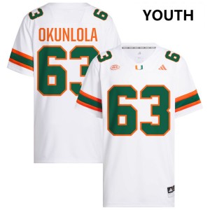 Samson Okunlola The U Youth #63 Player College Football Jersey - White