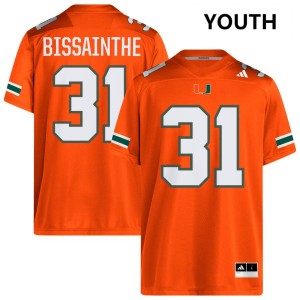 Wesley Bissainthe University of Miami College Football Youth 2025-26 #31 Jersey - Orange